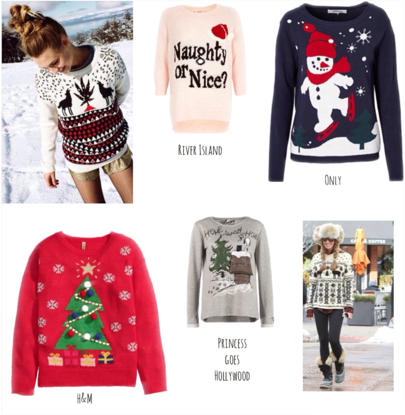 streetstyle Christmas sweaters online shopping blogforshops