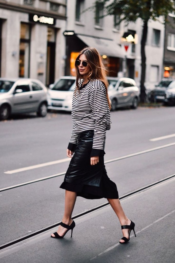 MajaWyh Copenhagen Street Style full of Stripes fashion Trend 2015 portraitsofelegance 682x1024