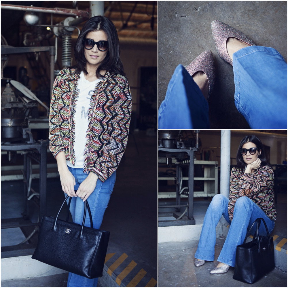 Missoni Zoe Karssen spring 2015 colors flared jeans BlogForShops for Chica Chico Veghel